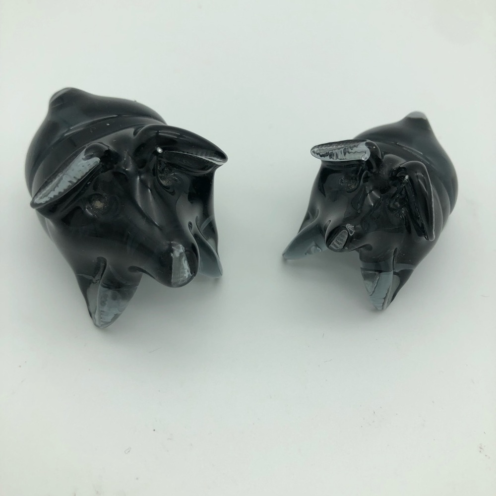 Miniature Glass Pigs
